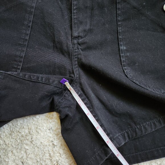 Vintage Calvin Klein Jeans Black Denim 90s Shorts Size 8 - Picture 16 of 16